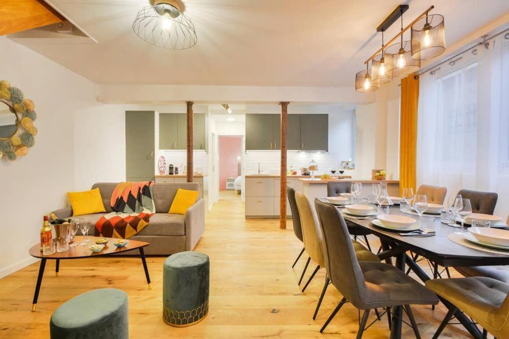 Apartamento Luxueux Duplex 6 - 8pers - Full Equipped - République París Exterior foto