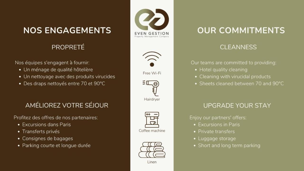 Apartamento Luxueux Duplex 6 - 8pers - Full Equipped - République París Exterior foto